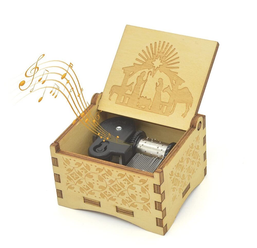 6689 Amazing Grace Music Box Wind Up Mechanism Unique Gifts/Collections